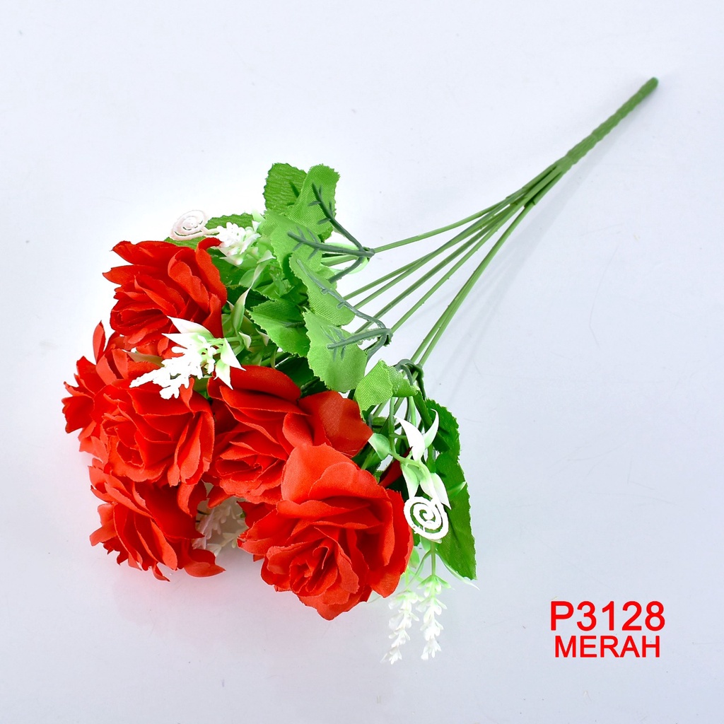 TIB COD P3128 ( 1 KILO BISA MUAT 28PCS) BUNGA DEKORASI/ BUNGA HIAS/BUNGA ARTIFISIAL/BUNGA IMPORT-2