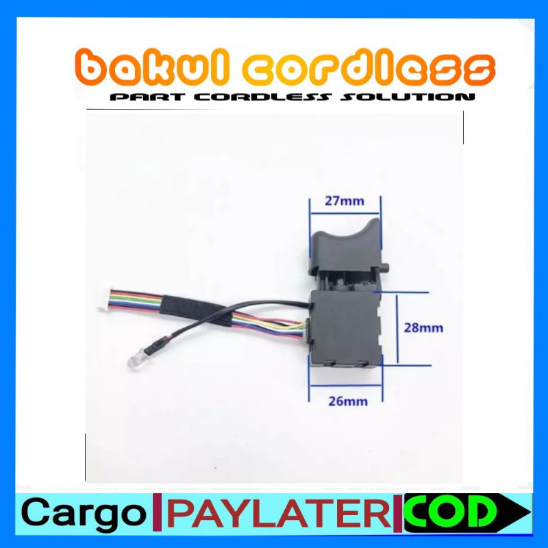 saklar, triger papan untuk impact wrench jld, nagawa, ryu, orion uchiha