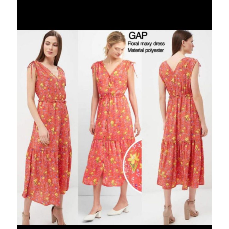 dress maxi sleveless GAP