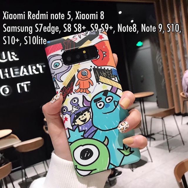 Monster Inc Case Samsung S8 S8+ S9 S9+ Note8 Note 9 S10 S10+  S10 lite Redmi note 5 xiaomi 8