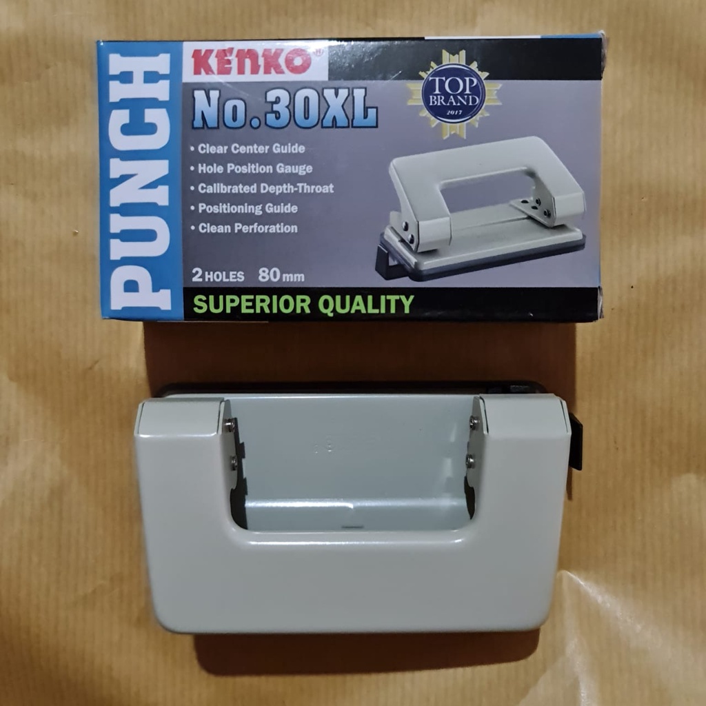 

Kenko Punch Pembolong Kertas No. 30 XL 2-holes 80mm