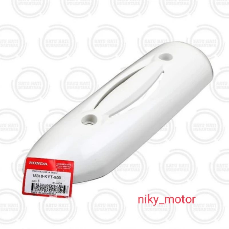 cover knalpot Honda Scoopy karbu original ahm