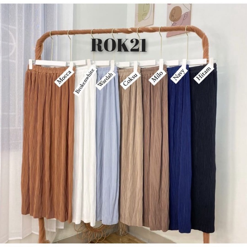 [ NEW D-020 ]  Rok Plisket Lidi Terbaru /Rok Abg plisket Lidi Trendi