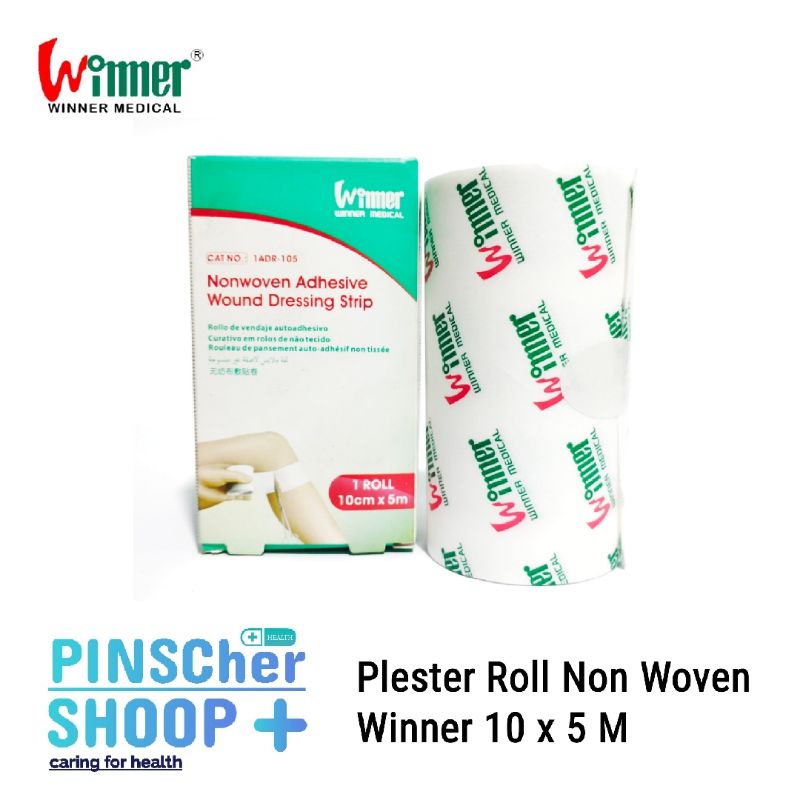 Winner Wound Adhesive 10cm X 5m Plester Penutup Luka