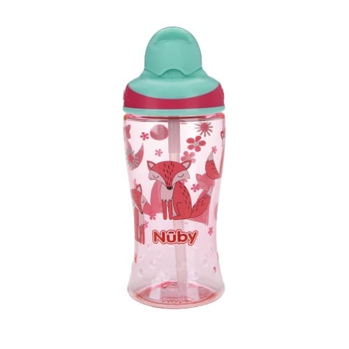 Nuby Tritan Thirsty Kids Flip-it Boost 360ml (1288) - Botol Minum Anak