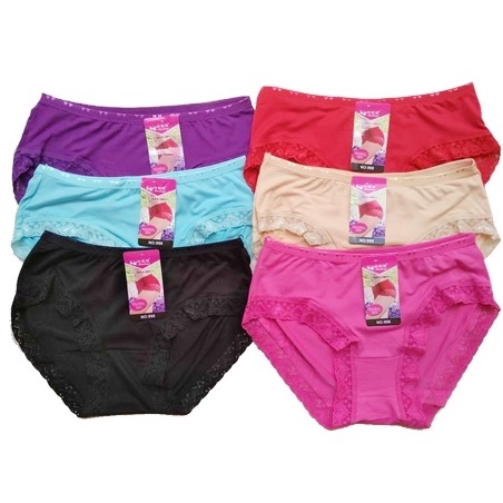 6Pcs Celana Dalam Renda Celana Dalam Wanita Renda Miaokaigi 998-All Size-Vegasusstore1 (COD)