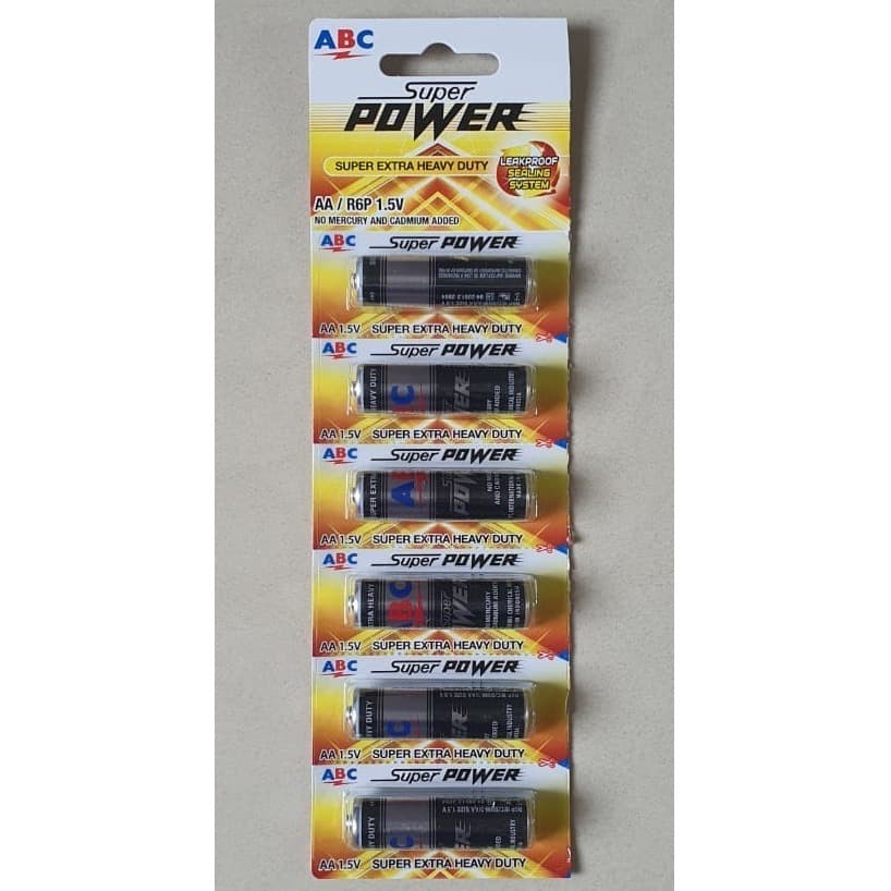 ABC Baterai Super Power AA R-6 (5317)