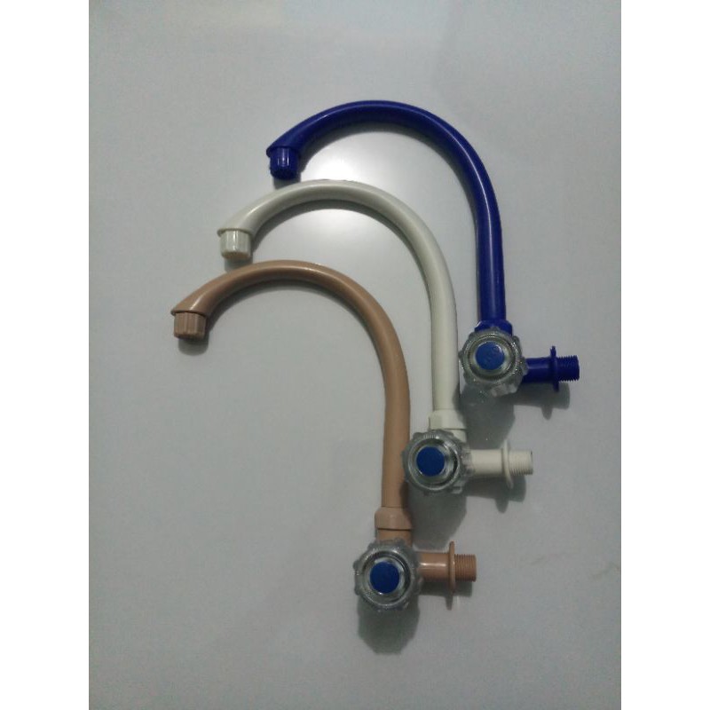 Kran Air Angsa Crystal PVC 1/2inci / Keran Dapur cuci piring ABS