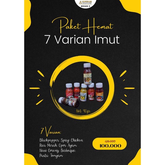 

Paket 7 bumbu imut