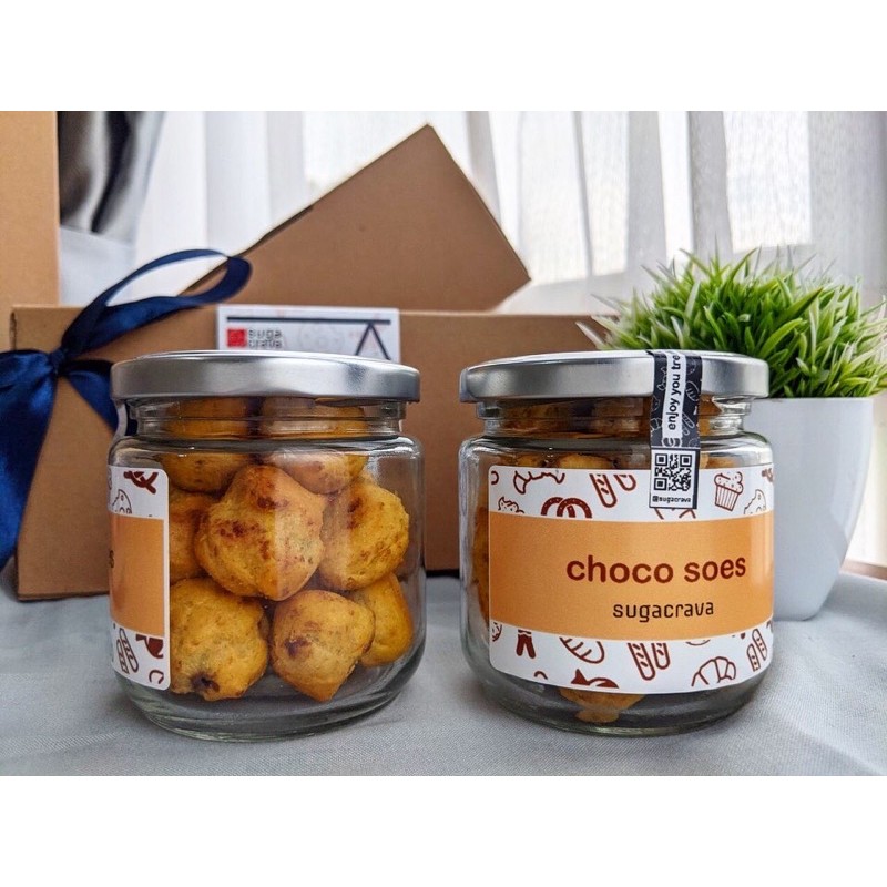 

Kue Kering / Snack In Jar / Kue Toples Hampers Lebaran - CHOCO SOES