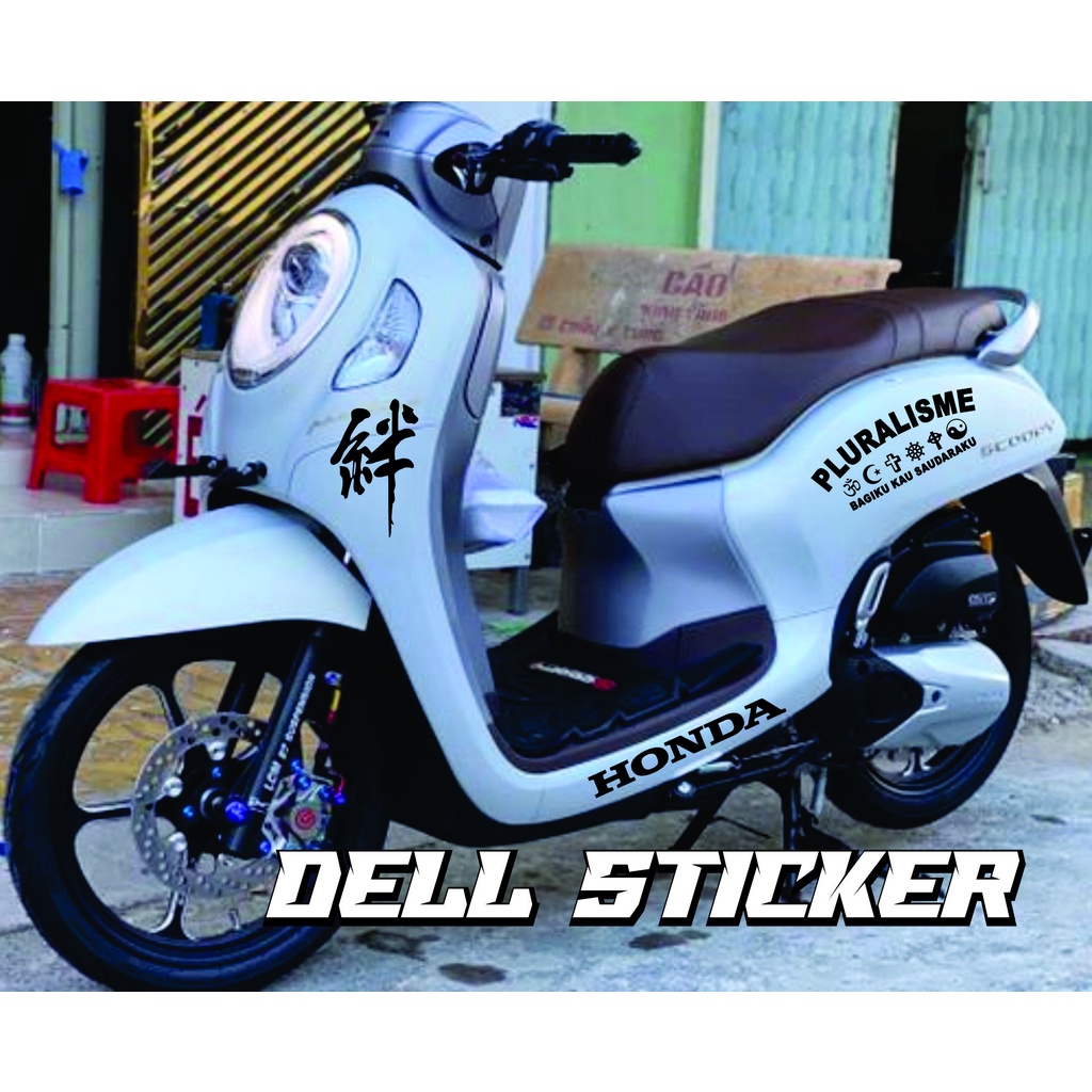 Stiker Scoopy PLURALISME / Cutting Cticker Scoopy / Cutting Striping Scoopy PRESTIGE / ALL SCOOPY
