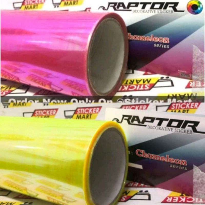 Sticker Lampu Rainbow Raptor Pelangi Variasi Motor
