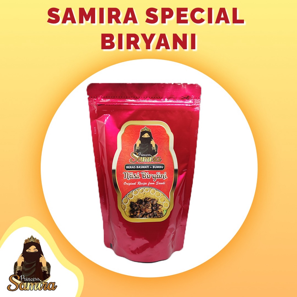 

NASI BIRYANI SPECIAL SAMIRA SPECIAL BIRYANI BASMATI PLUS BUMBU INSTAN MUDAH DIMASAK