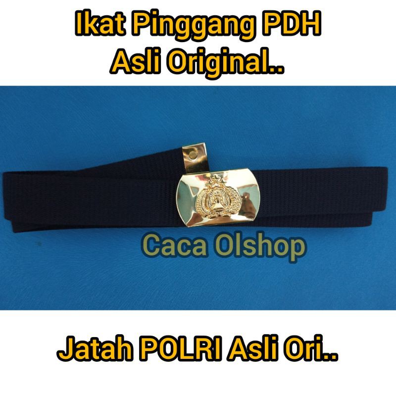 SABUK PDH POLISI LUX ORI 100% ASLI JATAH POLRI ORIGINAL PEMBAGIAN NON DUS