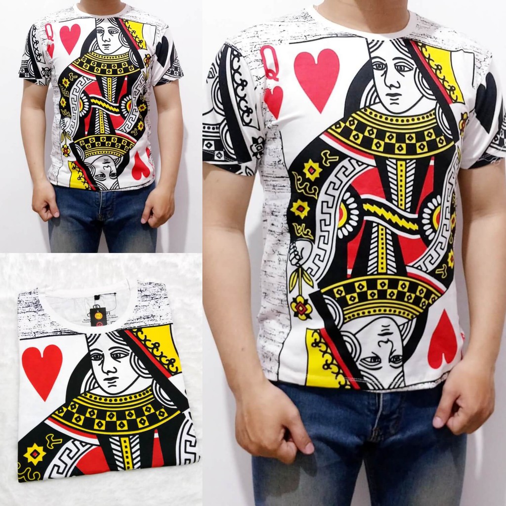 KAOS DISTRO PRIA KARTU QUEEN HATI REALPICT 1888 Shopee KAOS DISTRO PRIA KARTU QUEEN HATI REALPICT 1888 Shopee