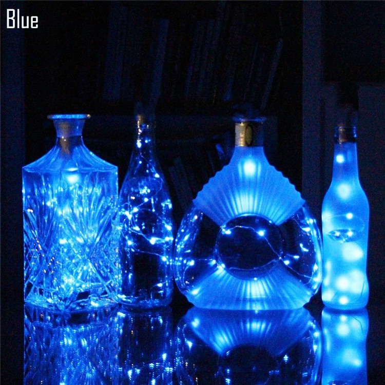 Hot Sale/Lampu Malam LED Bentuk Gabus Starry Light Lampu Botol Wine Untuk Dekorasi Xmas Pesta