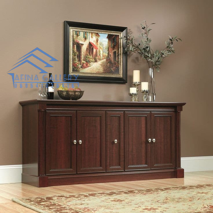 Bufet terbaru kayu jati rak piring terbaru