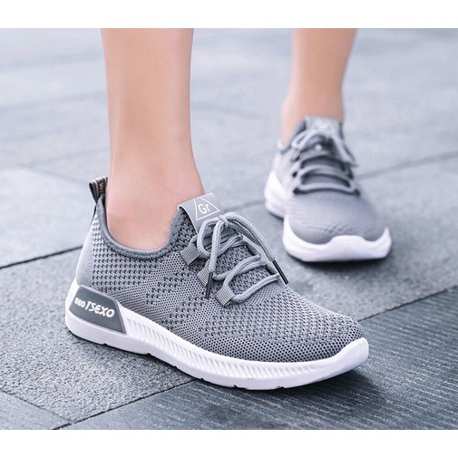 TBIG [COD] Sepatu Sneakers Gr F Seo Sepatu Wanita Gaya Korea Style Sepatu Santai Olah Raga