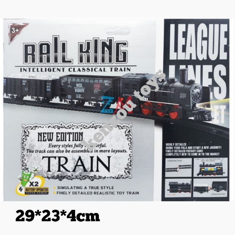 RAIL KING SET INTELLIGENT CLASSICAL 13 PCS