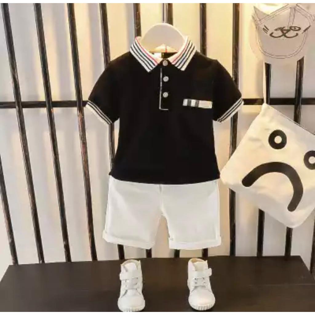 PROMO-SETELAN ANAK BAJU ANAK LAKI LAKI TERBARU SETELAN POLO BB 1-5 TAHUN