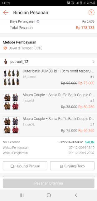 Maura Couple - Sania Ruffle Batik Couple Ori Ndoro Jowi Dnt Garansi Termurah Shopee