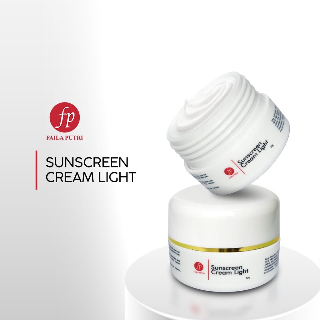 Sunscreen cream light FP - sunblock day cream spf 30