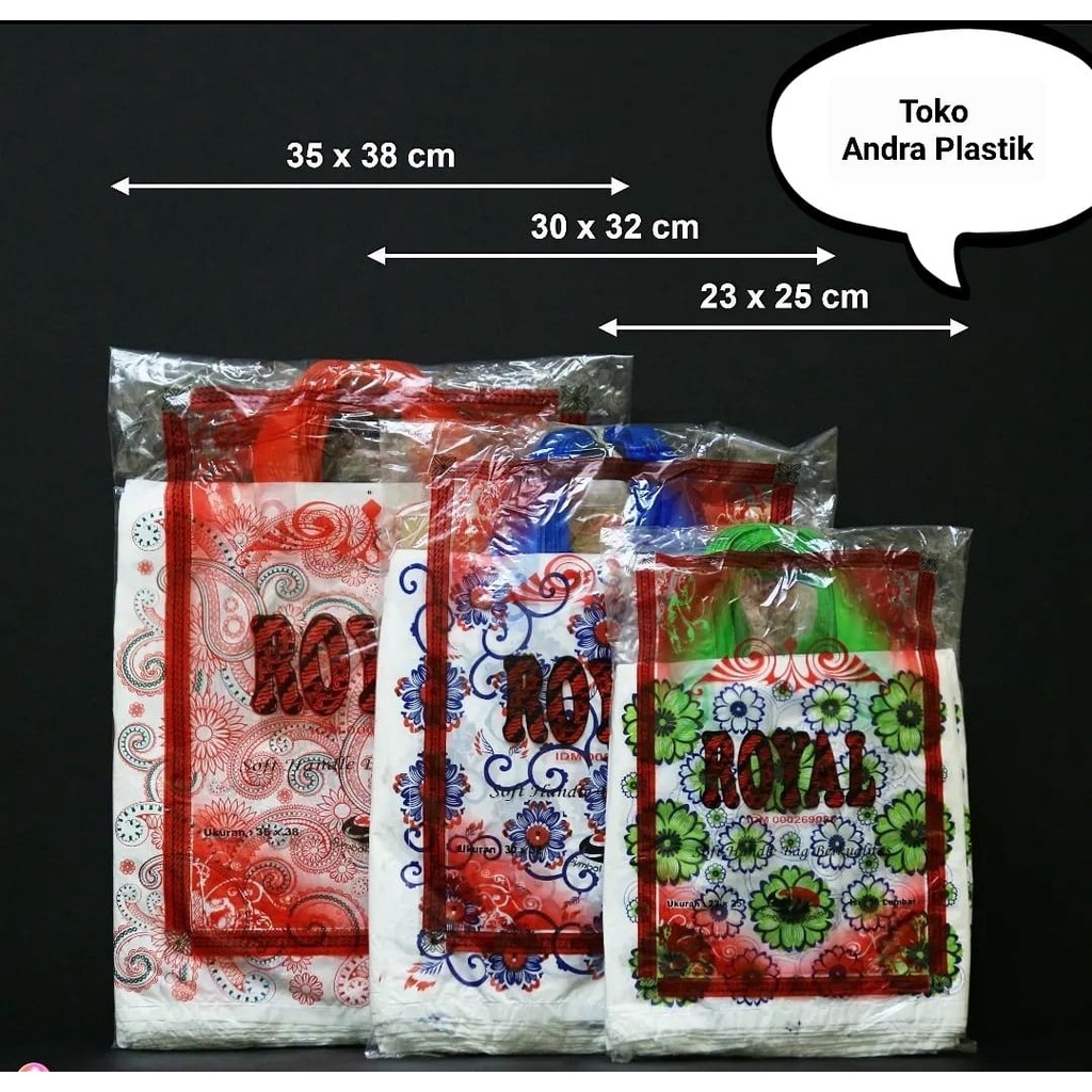 KANTONG PLASTIK SHOPPING  BAG SOFT HANDLE