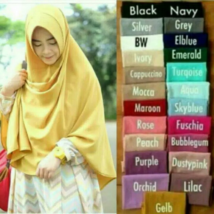 KHIMAR BERGO RERE JUMBO XL PET ANTEM SYARI HIJAB JILBAB PINGUIN ANTI TEMBEM SIMPLE SYAR'I SALE MURAH