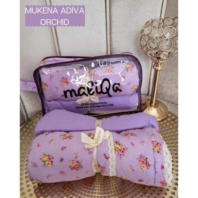 Mukena Maliqa Katun Rayon ADIVA PRAYING SET Orchid