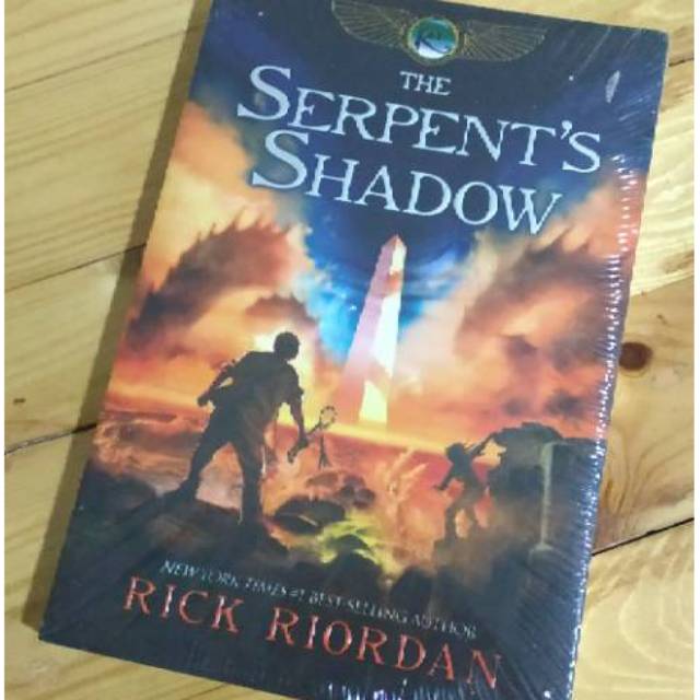 Novel impor "The Serpent's Shadow" - by Rick Riordan (English - NEW, masih segel)