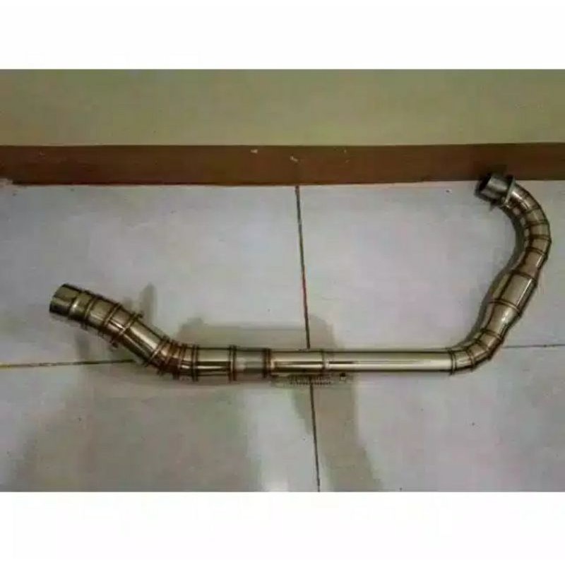Pipa leher knalpot TIGER SCORPIO BOOM MONSTER FULL CACING