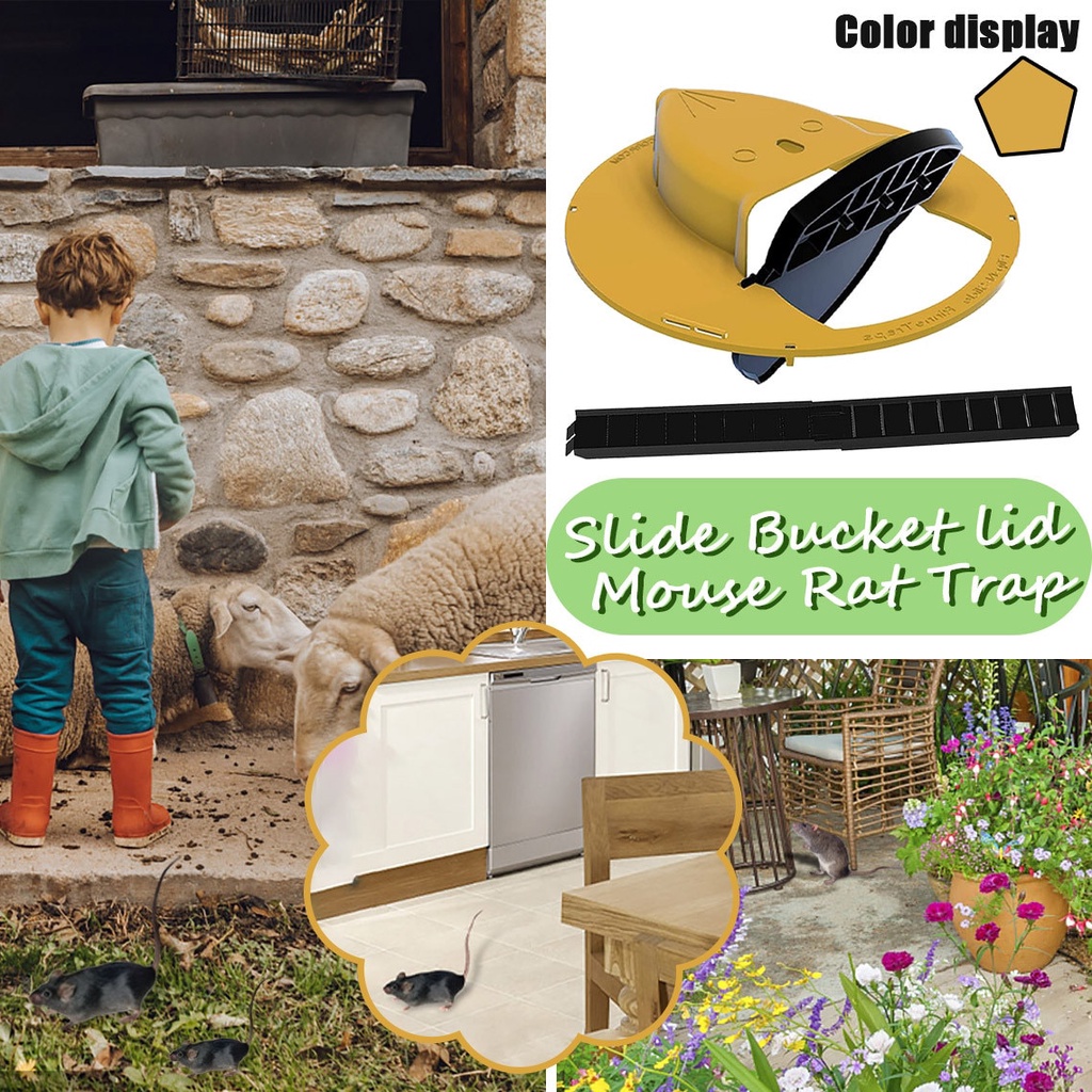 2021 Perangkap Tikus Model Flip Bahan Plastik Reusable
