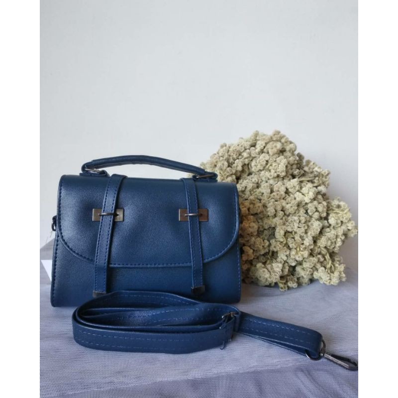 TAS PESTA  SELEMPANG WANITA TERLARIS LAVENDER NAVY SIDOARJO