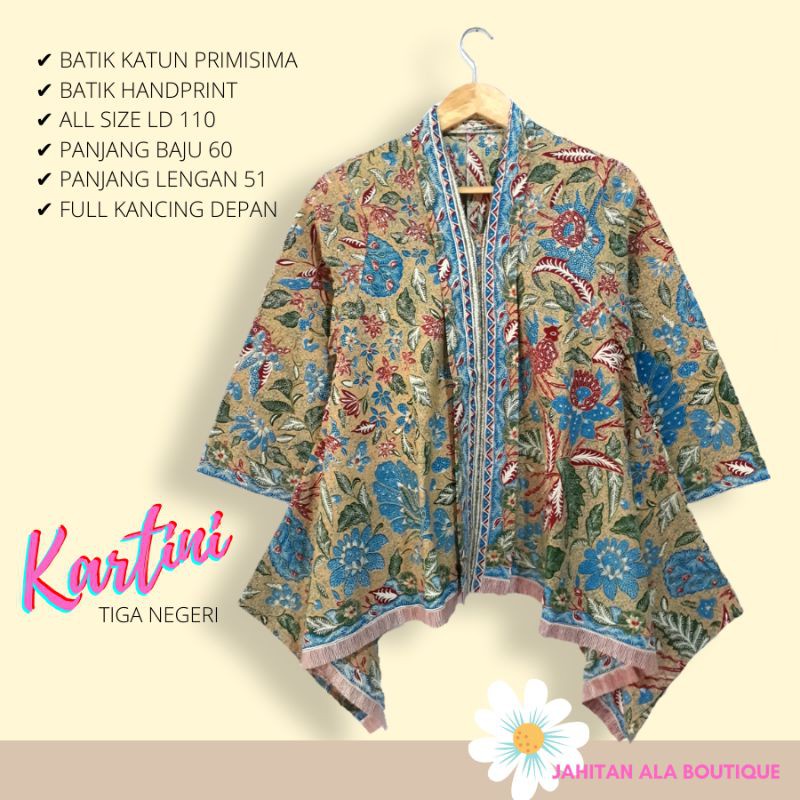 Blus tiga negri batik solo blus wanita blus kerja blus  kartini