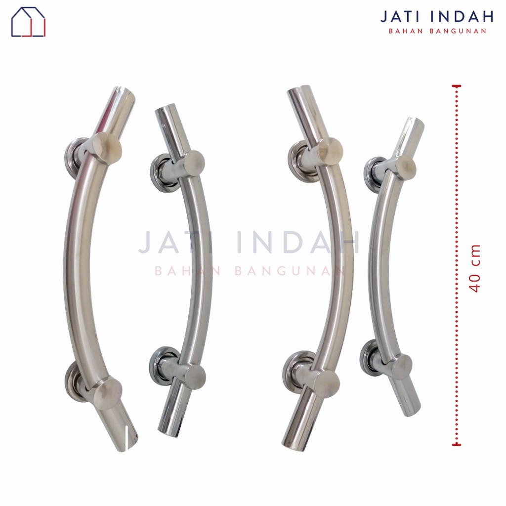 Pull Handle Pintu Chrome Samurai Sabit Kupu Tarung | Gagang Tarikan