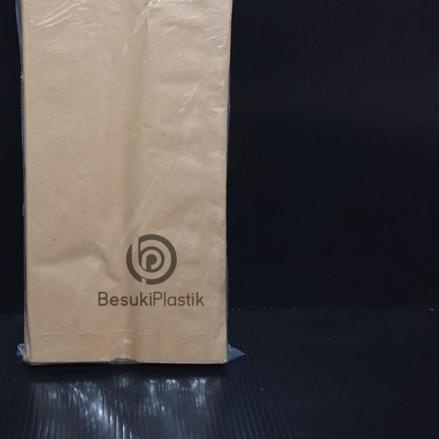 PaperBag Coklat POLOS / Kantong Coklat Makanan / Brown Kraft Paper Bag / Paper Bag Coklat Grade