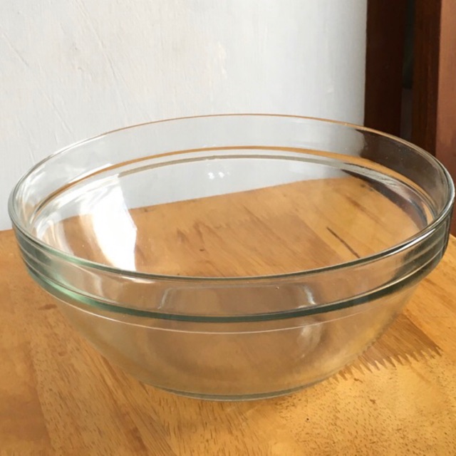 MANGKOK KACA BENING - MANGKOK ADUK ADONAN KUE- MIXING BOWL | Shopee