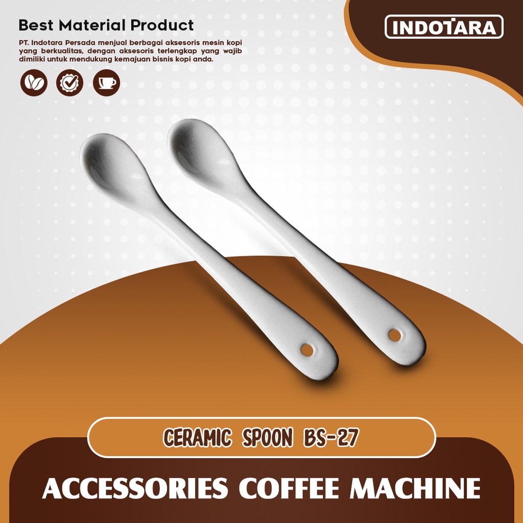 Sendok Mini Ceramic Spoon - BS27