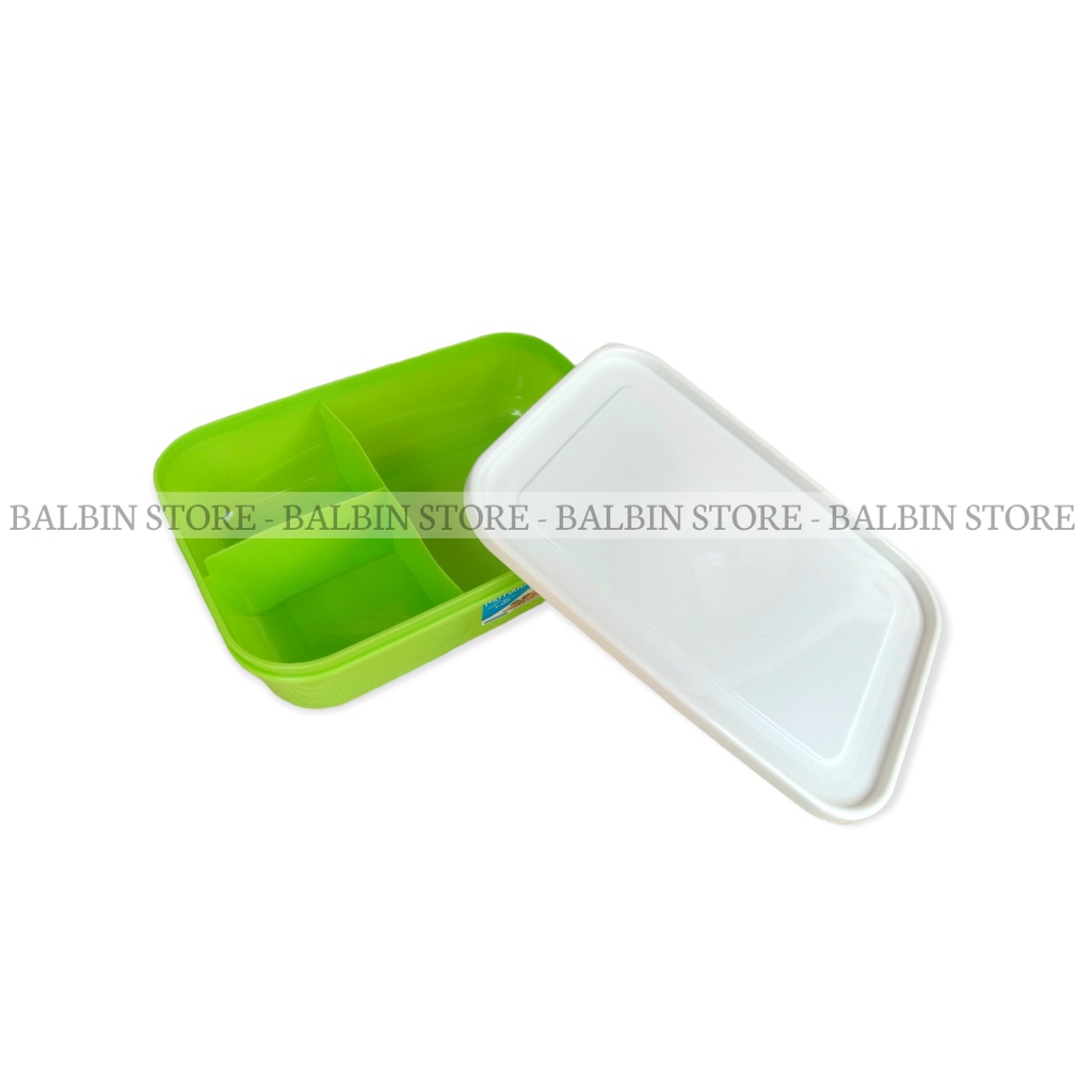 Kotak Makan Catering Sekat - Kotak Bekal - Tempat Makan - Lunch Box - Tempat Bekal - mutiara plastik KMP -  BPA FREE - FOOD GRADE