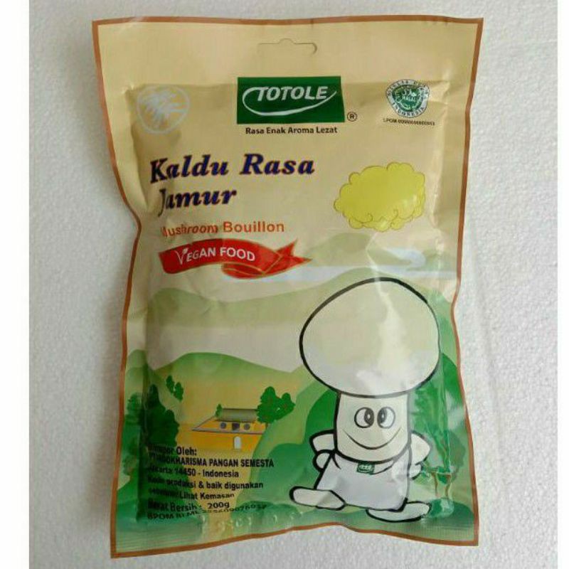 

TOTOLE kaldu jamur/micin jamur vegetarian 200 gram