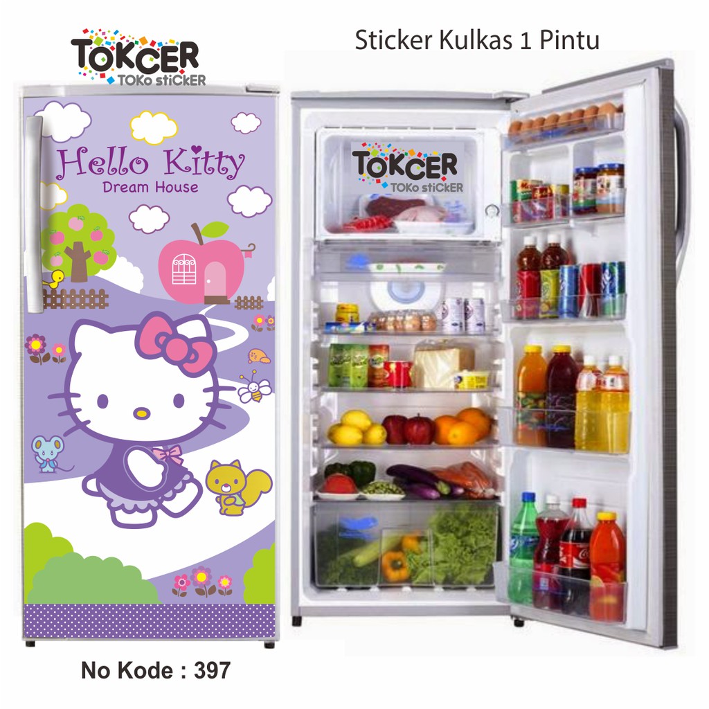 Stiker Kulkas Hello Kitty