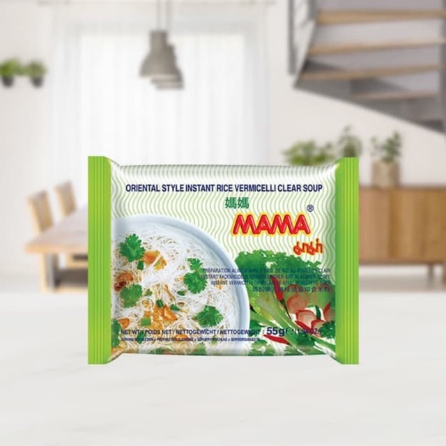 MAMA Rice Vermicelli Bihun Clear Soup 55gr Asli Thailand