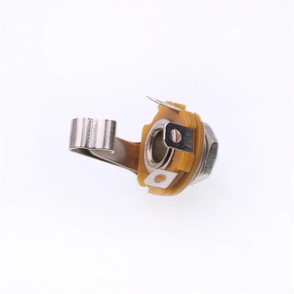 Plug Jack Agustina Tahan Lama1Per4Inci Untuk Gitar Elektrik Alat Musik Bagian Gitar Input Stereo