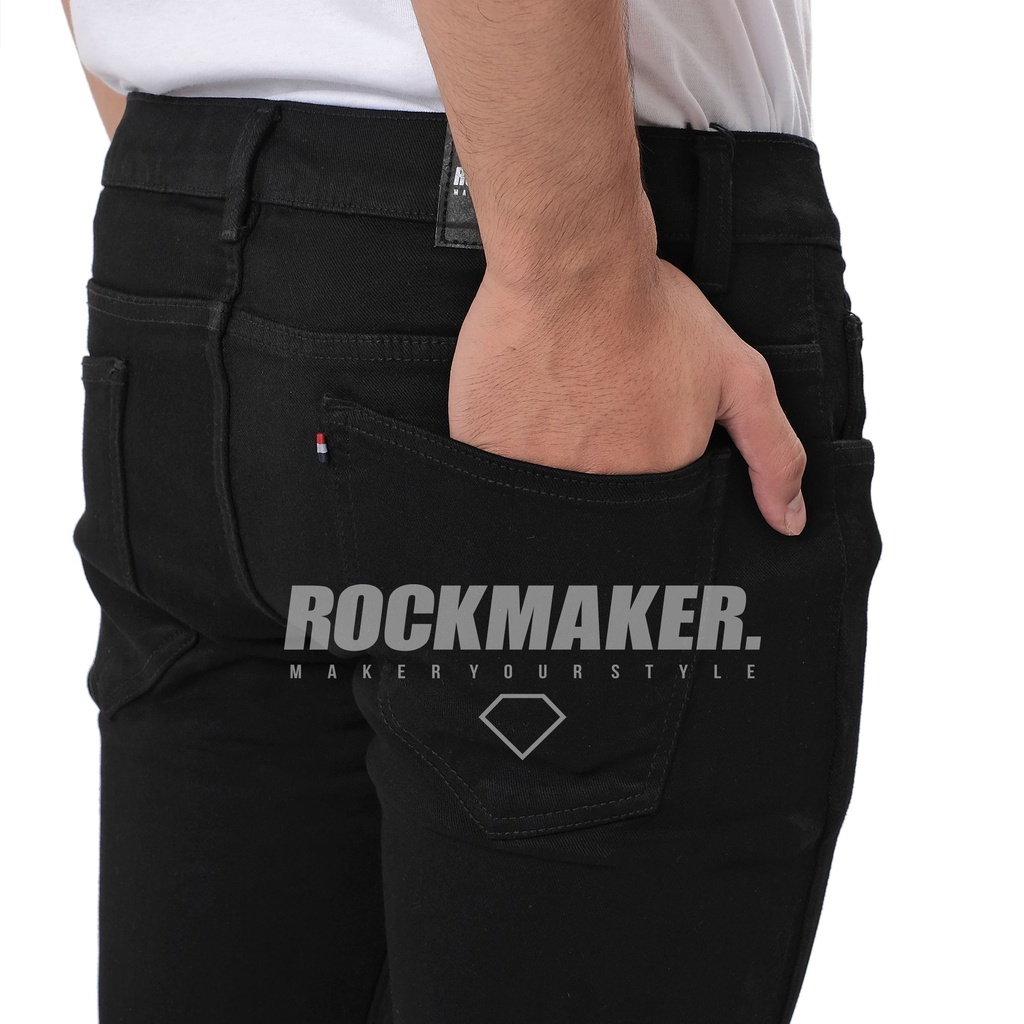 CELANA JEANS PRIA ROCKMAKER DENIM ORIGINAL BLACK NAOMI