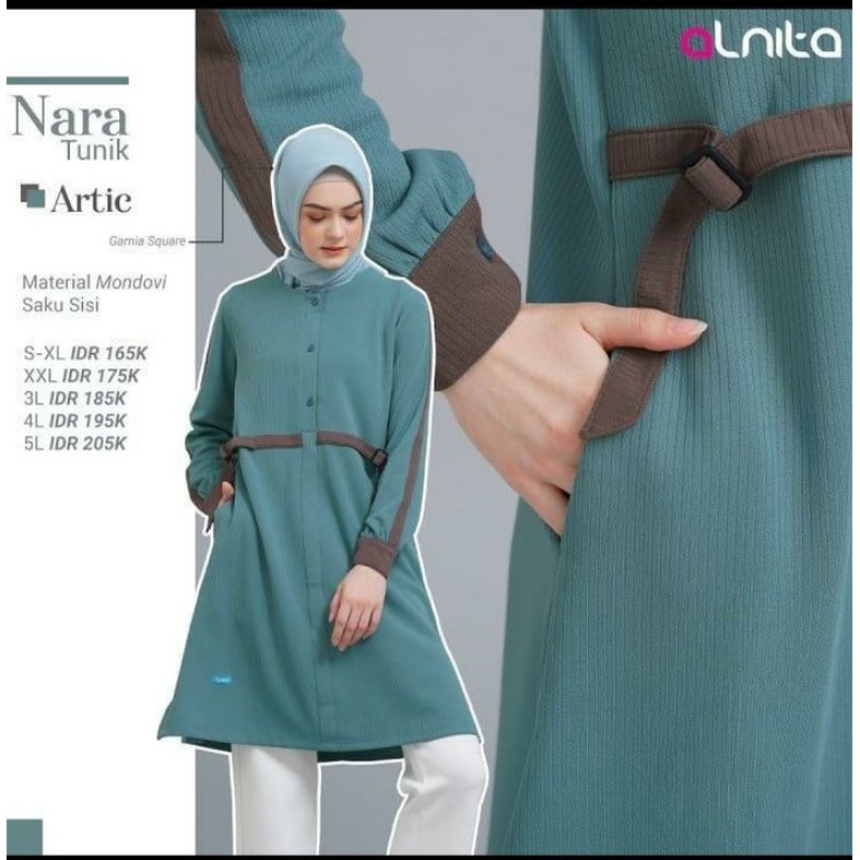 Nara Tunik Artic Alnita Tunik Nibras
