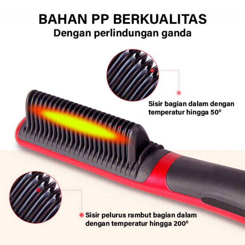 SASL Catok Sisir Pelurus Rambut 908 Vlasy Elektrik Hair Straigtener