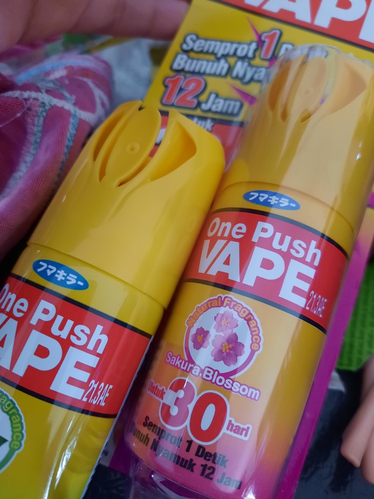 Fumakilla One Push Vape 30hari/green Tea