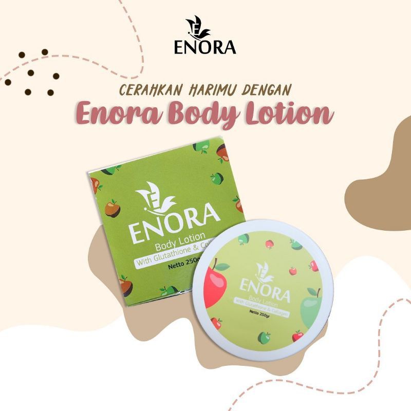(PO READY AWAL DESEMBER) Enora Body Lotion Glutathione & Collagen 250gr
