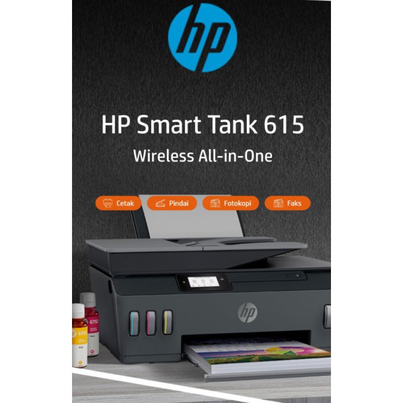 Printer HP Smart Tank 615 HP615 Wireless All-in-One