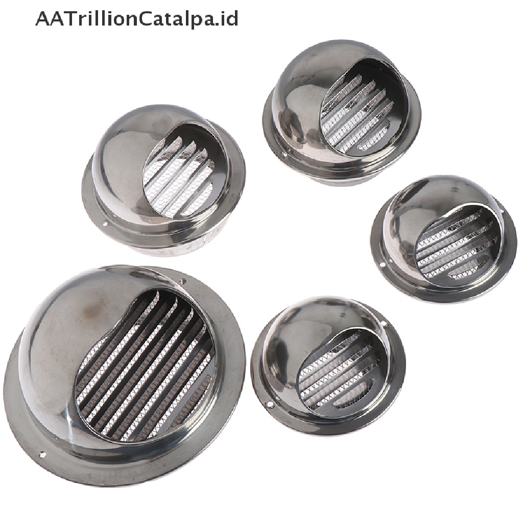 (AATrillionCatalpa) Cover Ventilasi Udara Bahan Stainless Steel